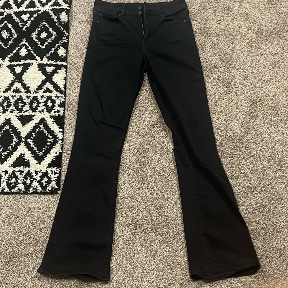 Women’s Black Flared Jeans - Classic Clean Look